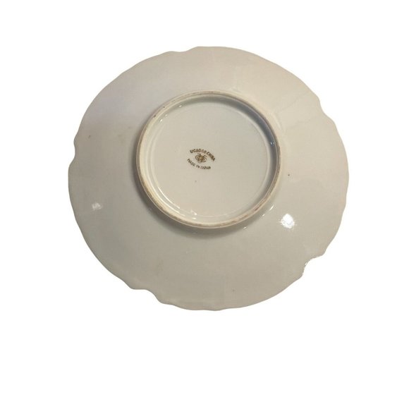 Vintage UCAGCO China Saucer Dogwood Pattern Gold Trim Japan 5.5" - Picture 6 of 6